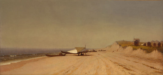 Long Branch Beach by Sanford Robinson Gifford Art Print