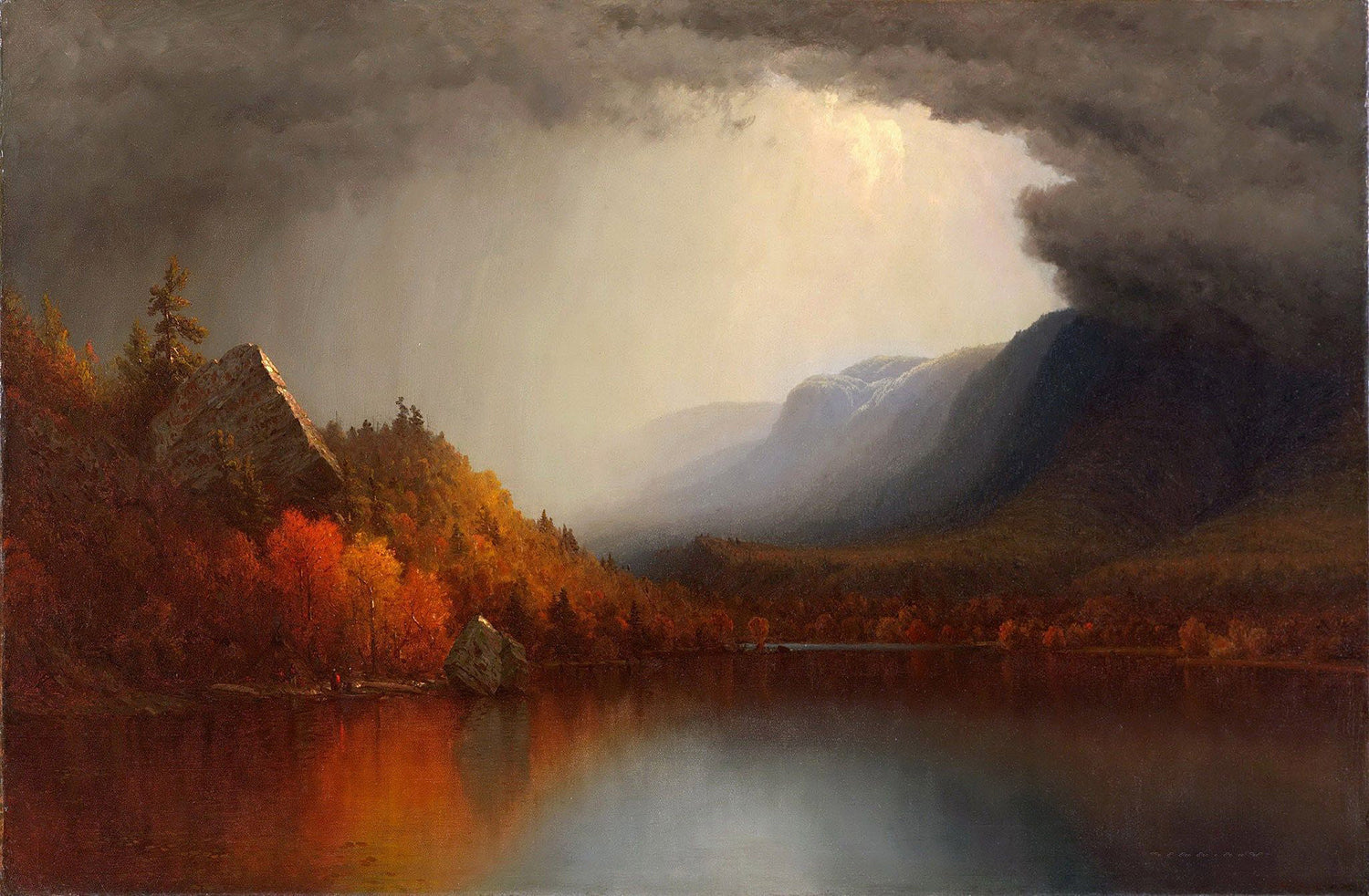 A Coming Storm by Sanford Robinson Gifford Art Print