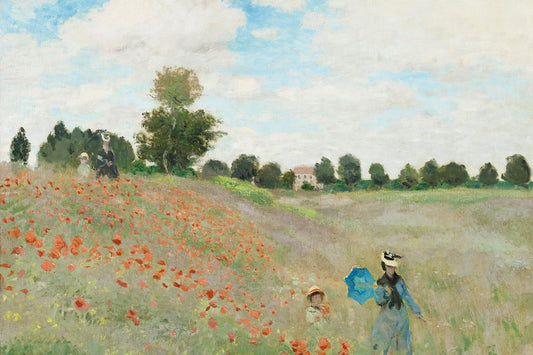 The Poppy Field near Argenteuil by Claude Monet