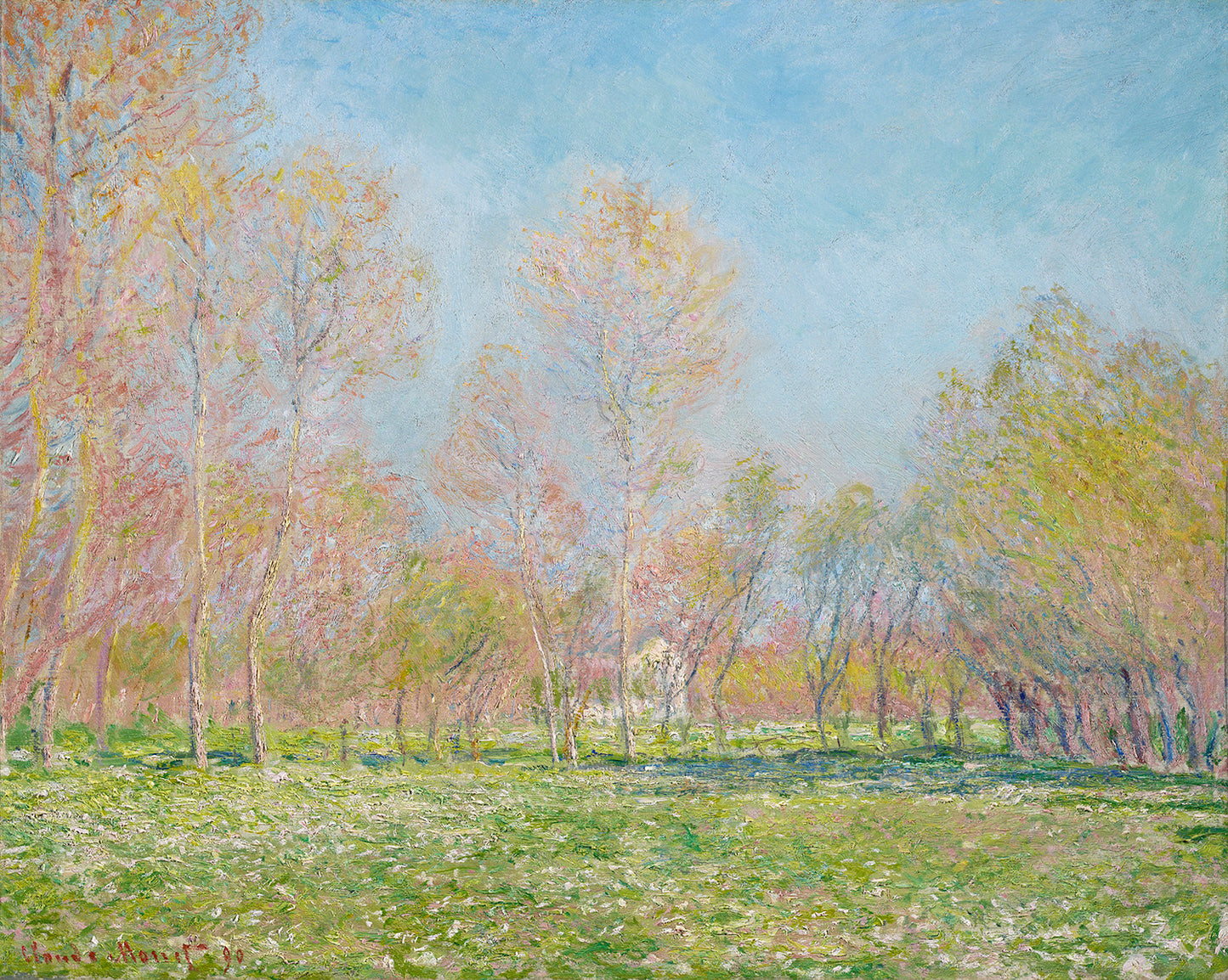 Spring in Giverny by Claude Monet