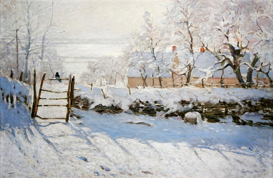 The Magpie by Claude Monet