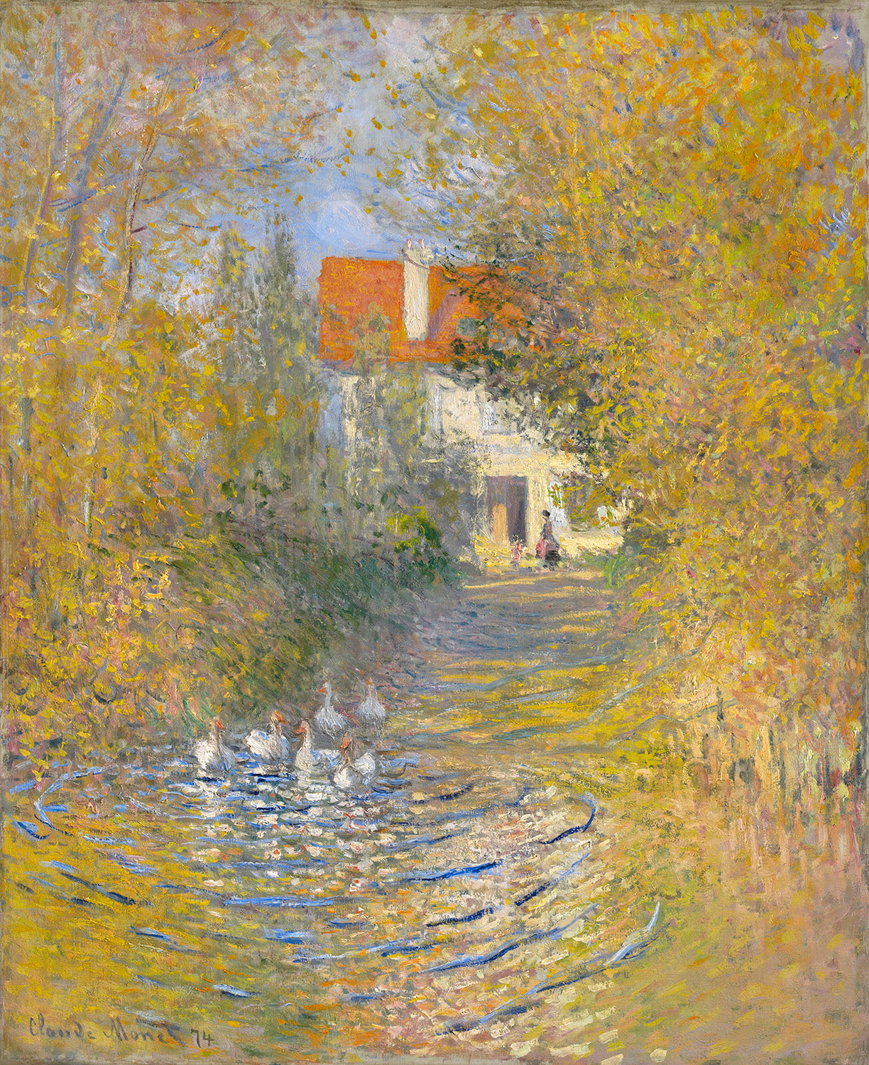 The Geese by Claude Monet