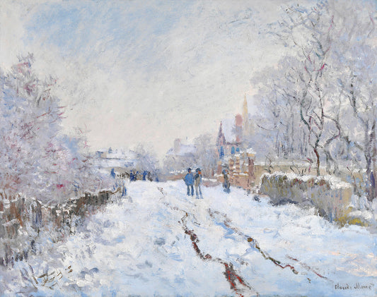 Snow at Argenteuil by Claude Monet