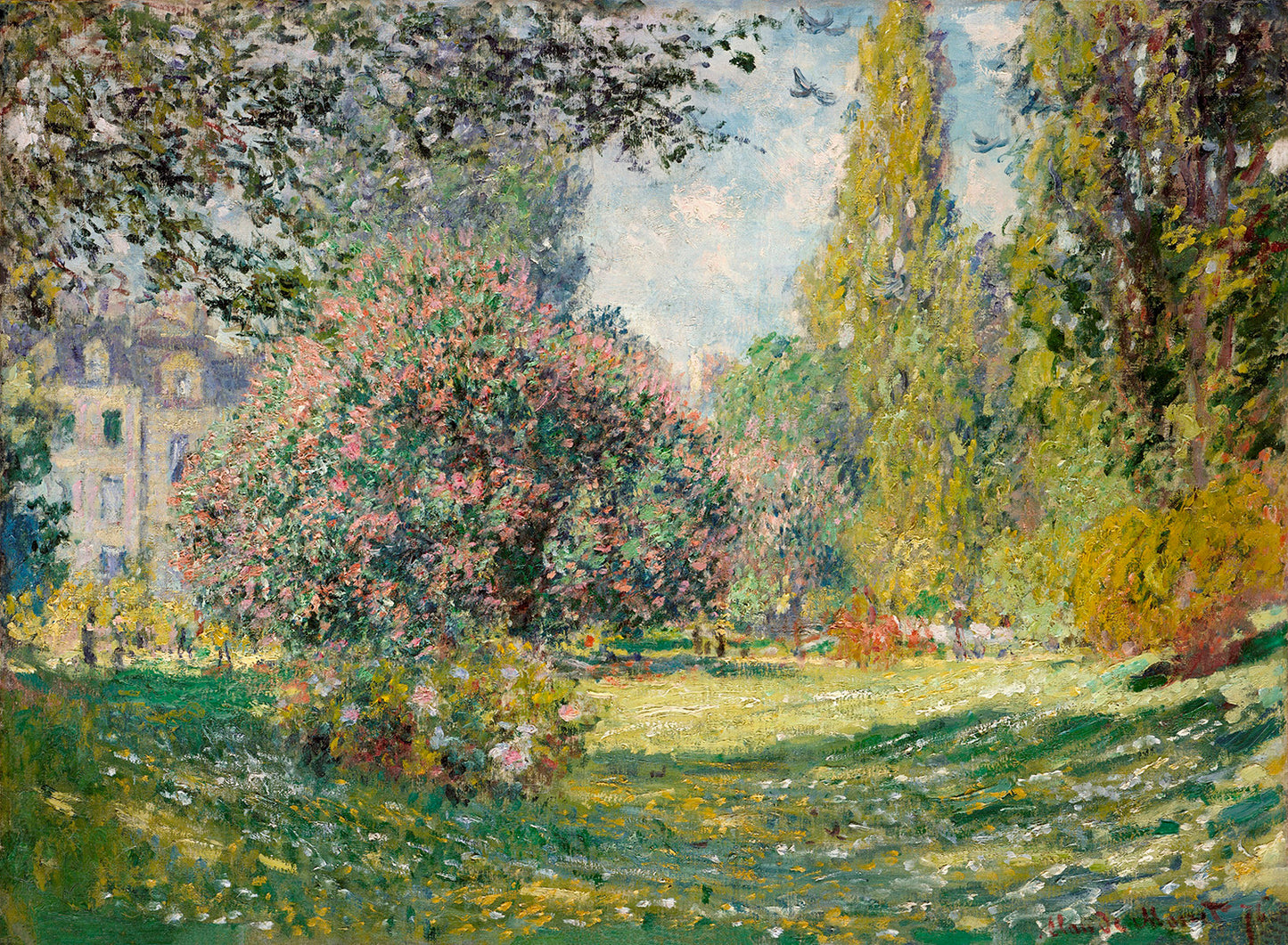 Landscape: The Parc Monceau by Claude Monet