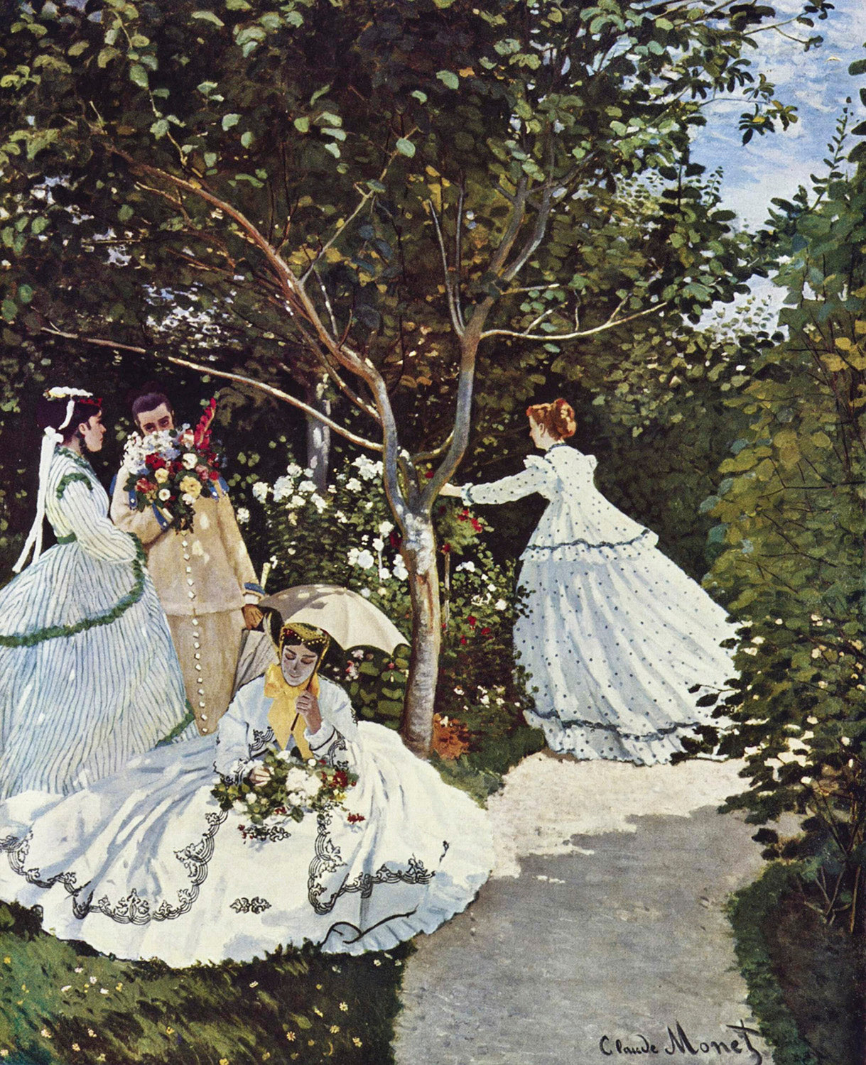 Women in the Garden by Claude Monet