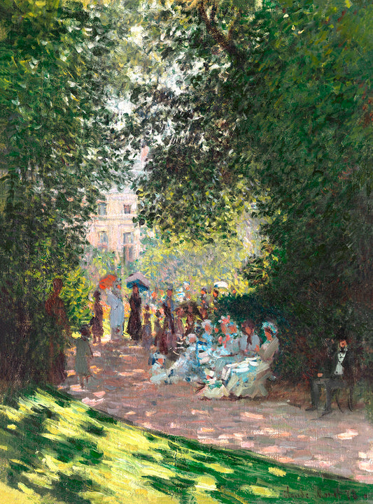 The Parc Monceau by Claude Monet