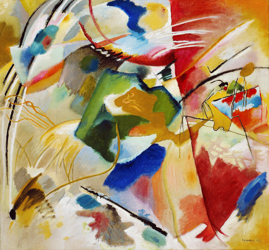 Painting with Green Center by Wassily Kandinsky
