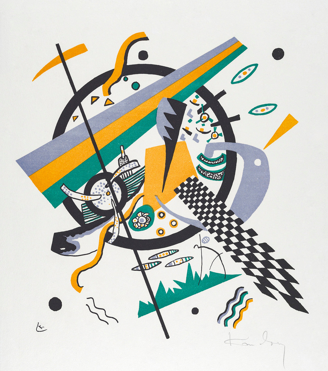 Kleine Welten IV (Small Worlds IV) by Wassily Kandinsky