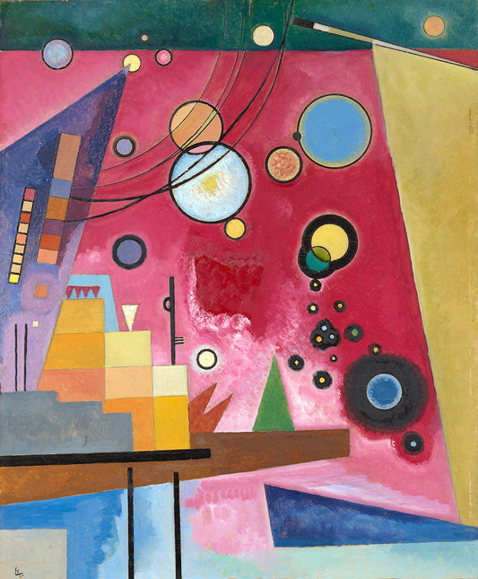 Heavy red by Wassily Kandinsky