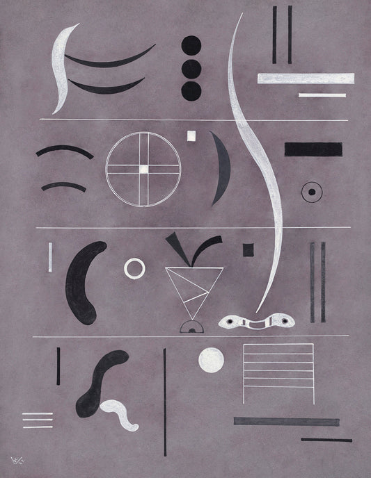 Four Parts by Wassily Kandinsky