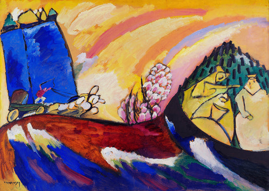 Painting with Troika by Wassily Kandinsky