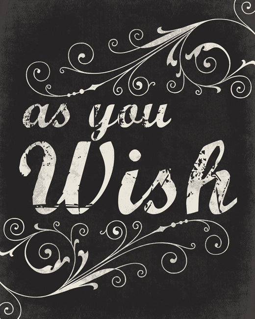 As You Wish, removable wall decal