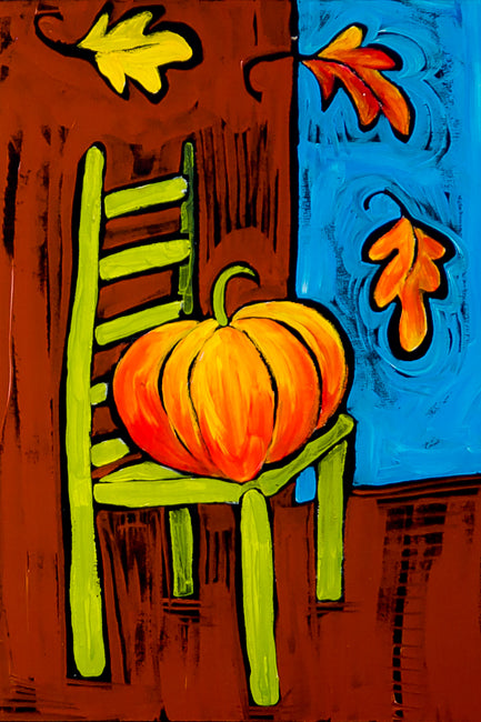 Autumn Chair by Ben Mann Poster Print