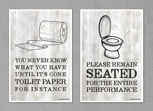 Bathroom Decor Posters