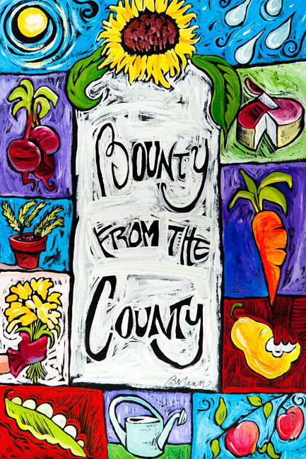 Bounty From The County by Ben Mann Poster Print