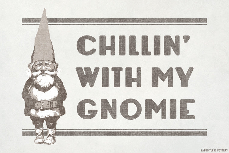 Chillin' With My Gnomie Poster