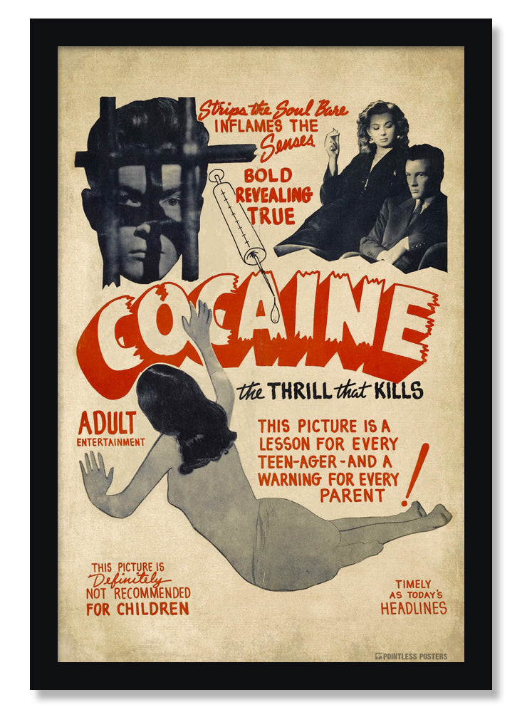 Vintage Cocaine Propaganda Poster