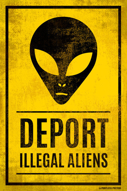 Deport Illegal Aliens Poster