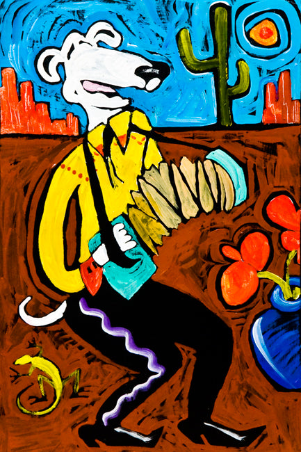 Desert Dog by Ben Mann Poster Print