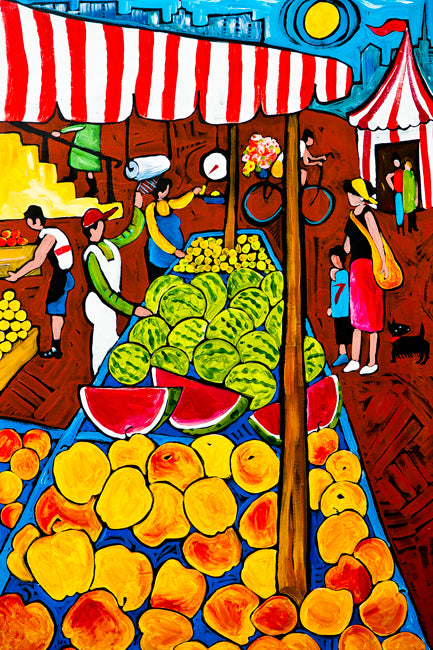 Farmer's Market by Ben Mann Poster Print