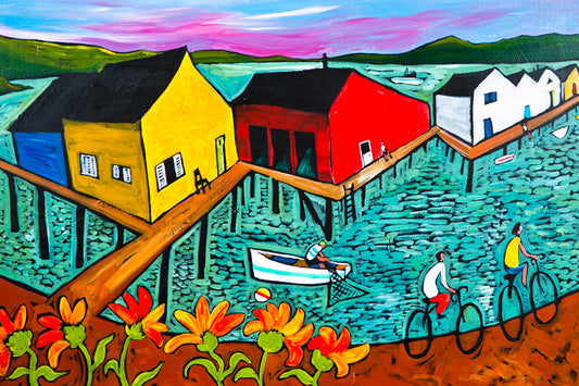 Fishing Village by Ben Mann Poster Print