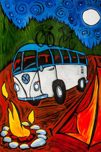 Happy Camper by Ben Mann Poster Print