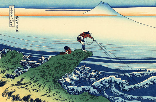 Kajikazawa In The Kai Province by Katsushika Hokusai, art print