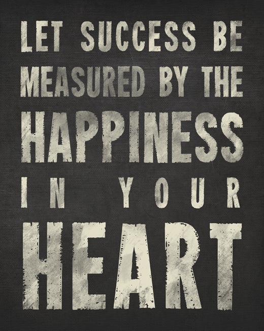 Let Success Be Measured, premium art print (charcoal)