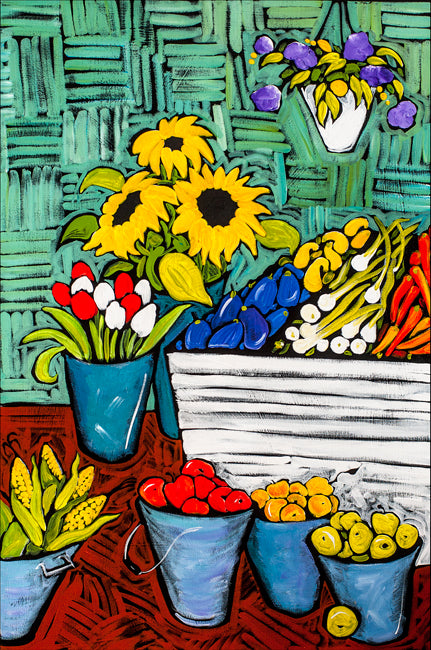 Market Harvest by Ben Mann Poster Print