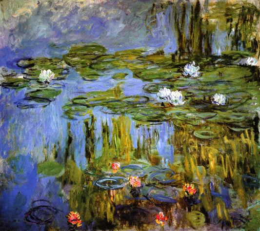 Water Lilies by Claude Monet, removable wall decal