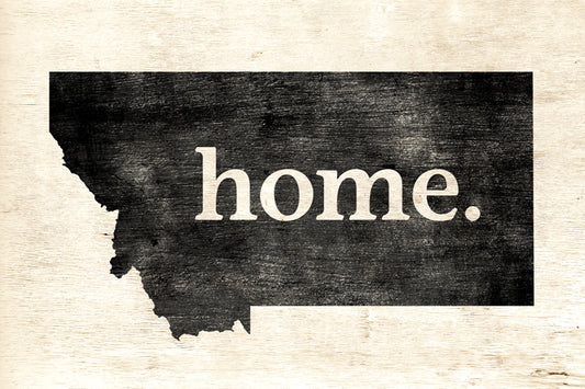 Montana Home Poster Print