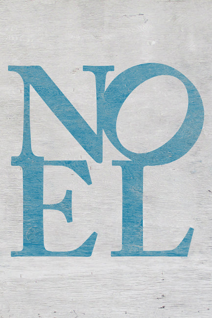 Noel, holiday poster print
