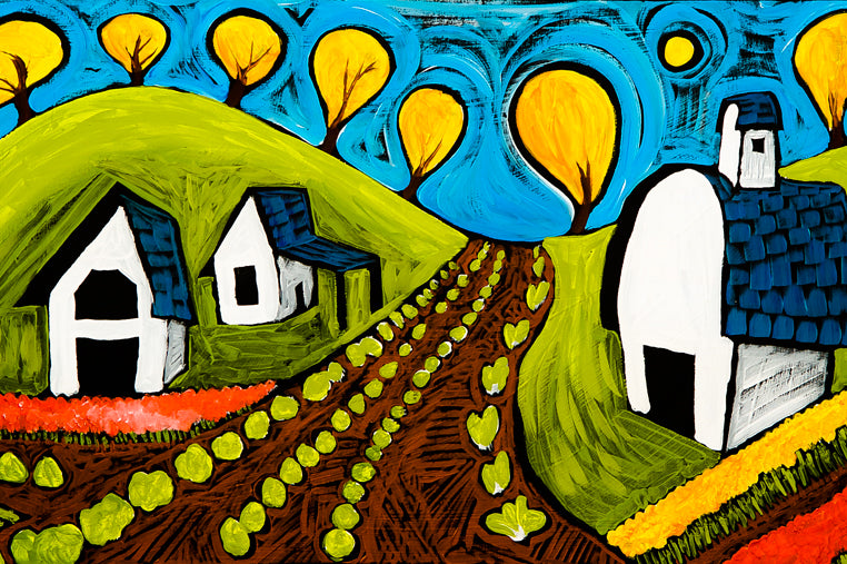 On The Farm by Ben Mann Poster Print