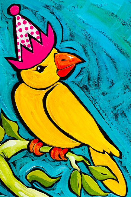 Party Bird by Ben Mann Poster Print