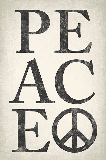 Peace, motivational poster print