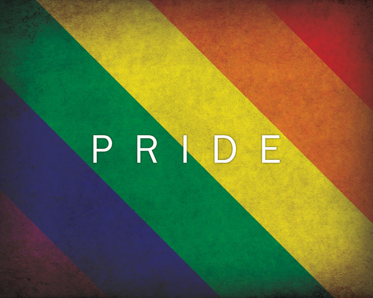 Pride Flag, premium art print (rainbow pattern)