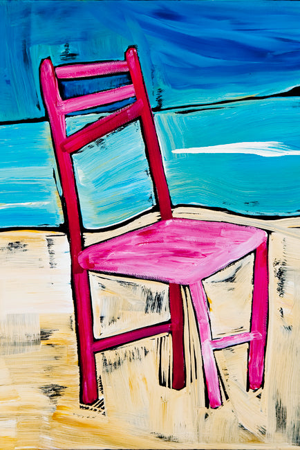 Red Chair by Ben Mann Poster Print