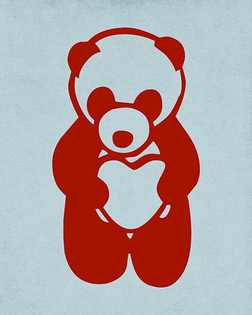 Red Panda, pop art print