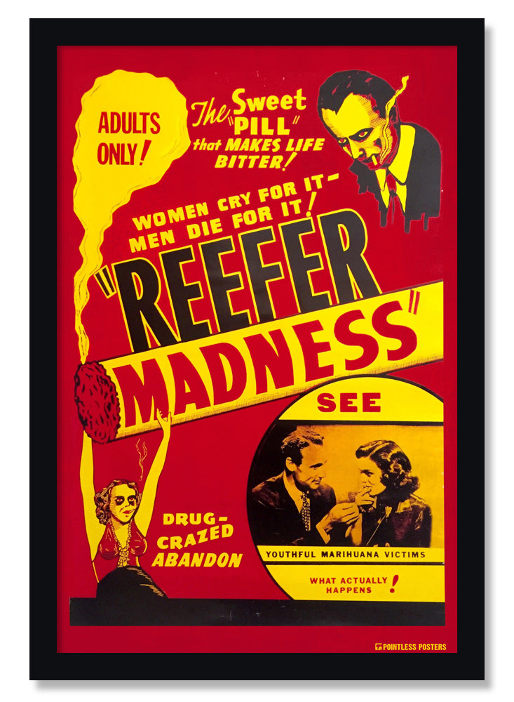 Reefer Madness Vintage Movie Poster