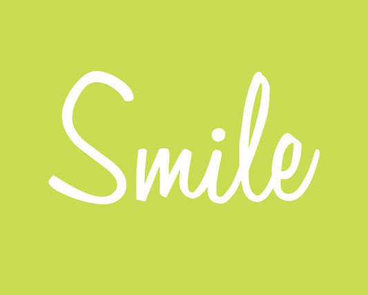 Smile, premium art print (citrus)