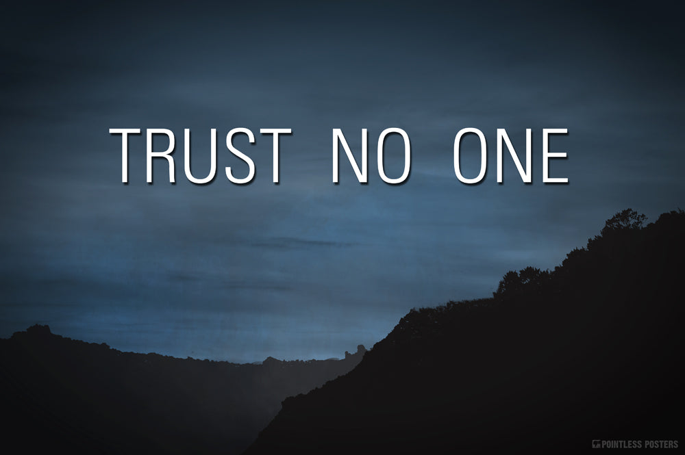 X-Files Trust No One Poster