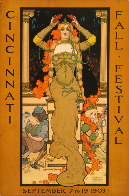 Cincinnati Fall Festival (September 1903), art print