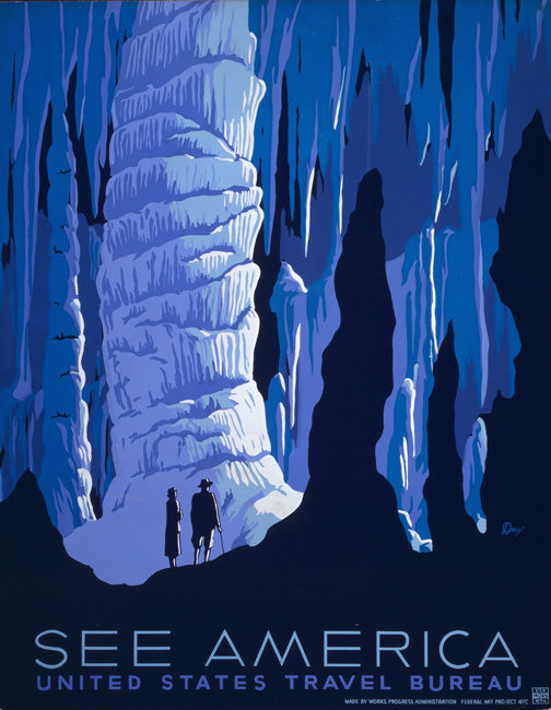 See America Travel Poster, art print