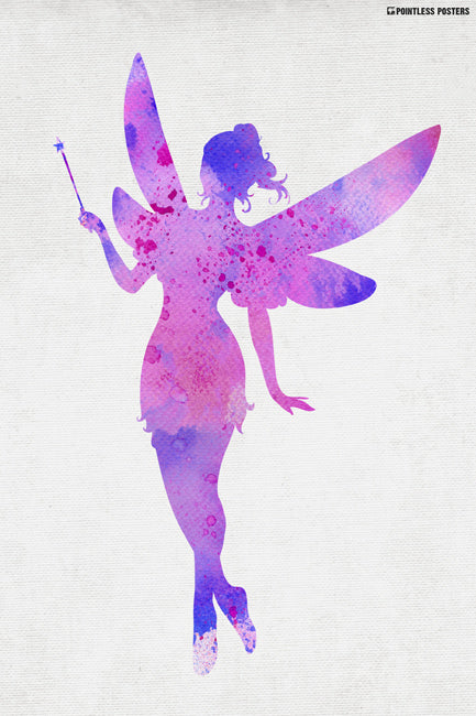 Watercolor Fairy Poster