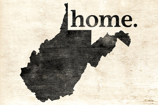 West Virginia Home Poster Print