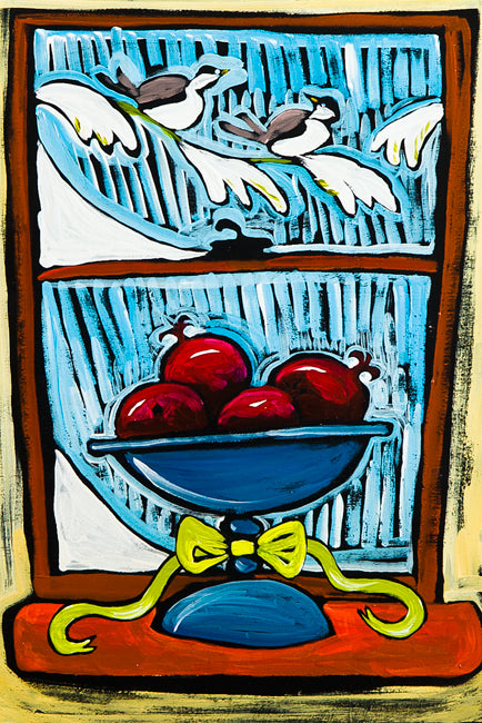 Winter Pomegranates by Ben Mann Poster Print