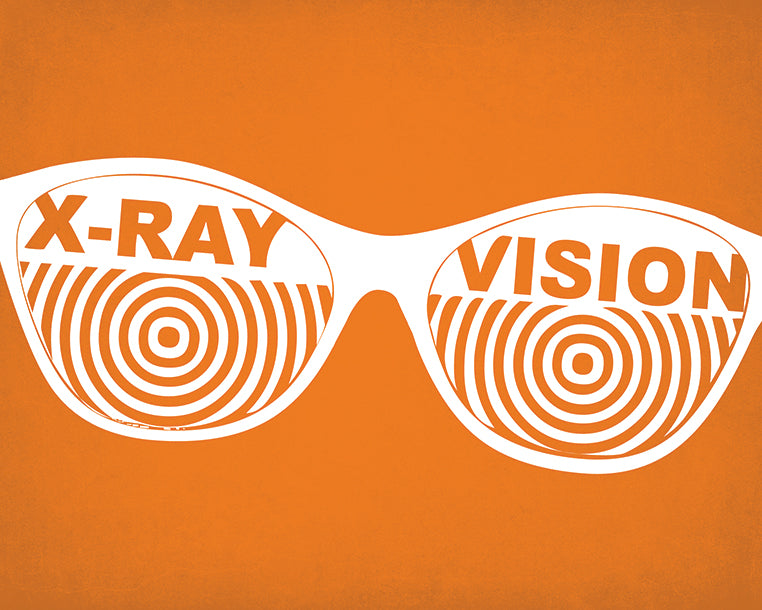 Vintage X Ray Glasses Ray Ban Glasses RX 7140 | Brown Frames | Vision